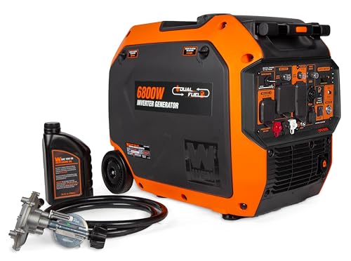 Portable Inverter Generator 6800W Dual Fuel Electric Start A7