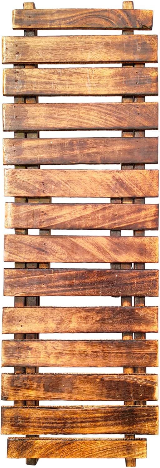Wood Plant Stand Foldable 3 Tier Indoor Outdoor A7