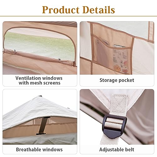 Inflatable Camping Tent 4 Season Waterproof Easy Setup a7