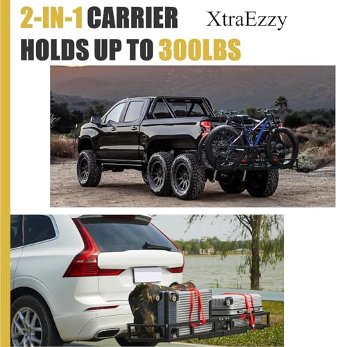 Bike Rack for 2 Ebikes, Heavy-Duty, 2" Receiver A7k