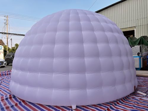 Inflatable Dome Tent with LED Light and Air Blower k7p