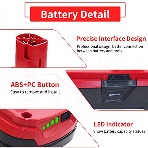 2Pack 19.2V 3.0Ah Lithium Replacement Battery k7