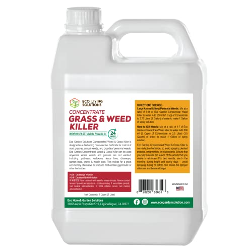 Weed Killer Concentrate Spray, Pet Safe & Organic Herbicide Q7