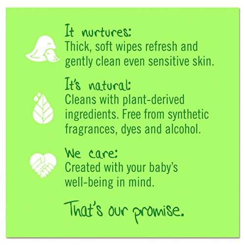 Baby Wipes Unscented 64 Count Case of 12 Packs k7