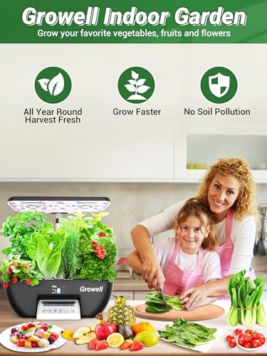 Hydroponic Growing System with Full-Spectrum Lights a7