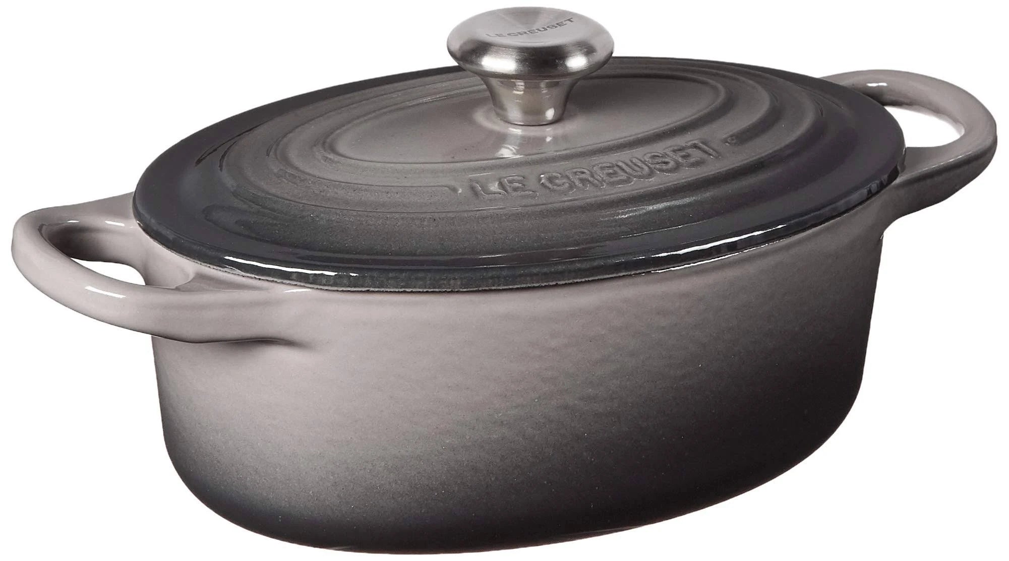 Cast Iron Oval Dutch Oven 1-Quart a7