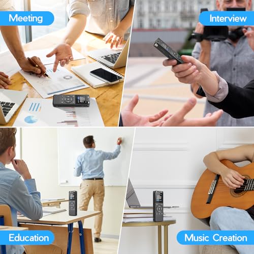 Digital Voice Recorder 96GB HD Playback A7