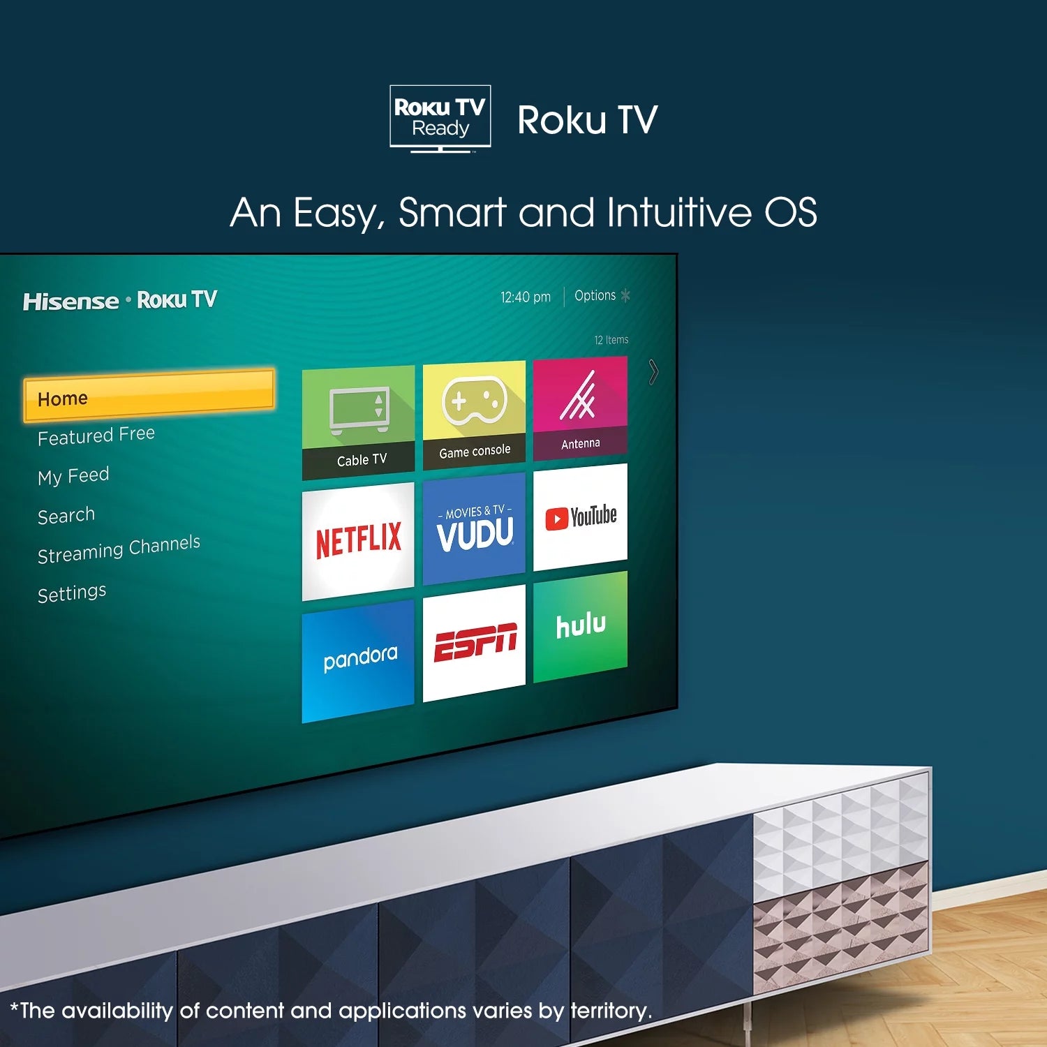 58" 4K UHD LED Smart TV HDR a7
