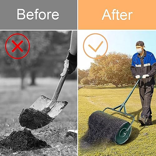 Garden Spreader with Metal Mesh Basket 24x17 Inch a7