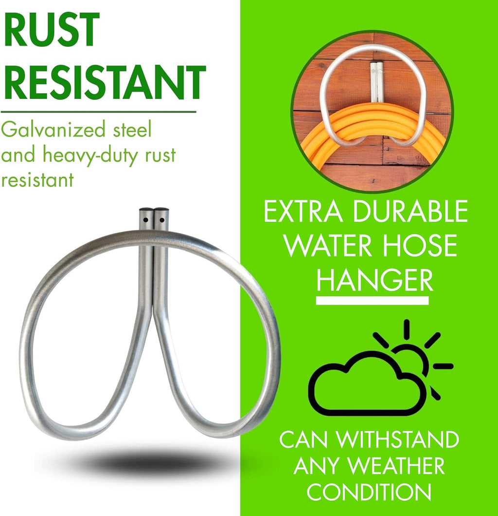 Garden Hose Holder Wall Mounted Rust Proof Heavy Duty a7