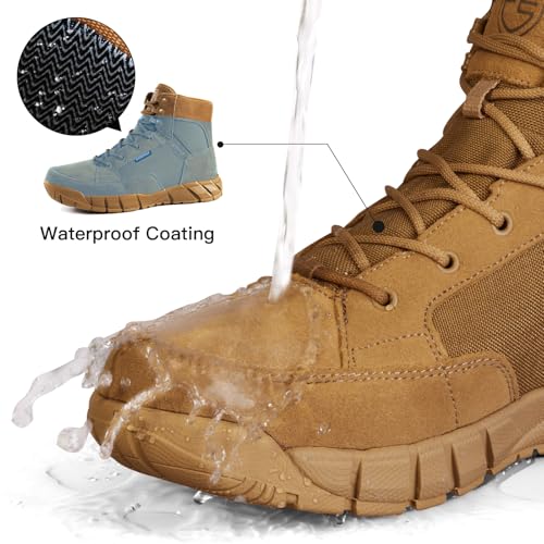Hiking Work Boots Waterproof 6 Inch A7