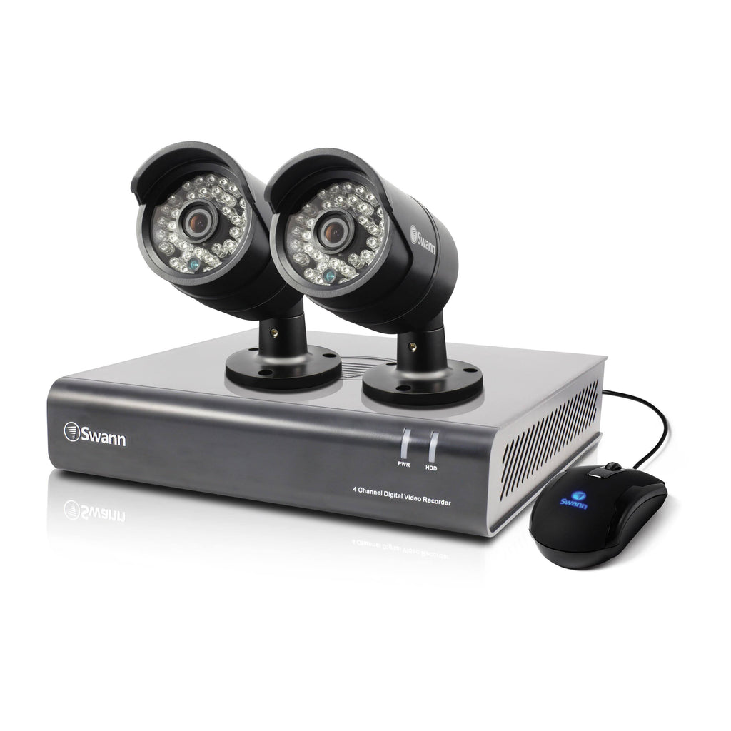4-Channel 720p DVR Security Camera System w8