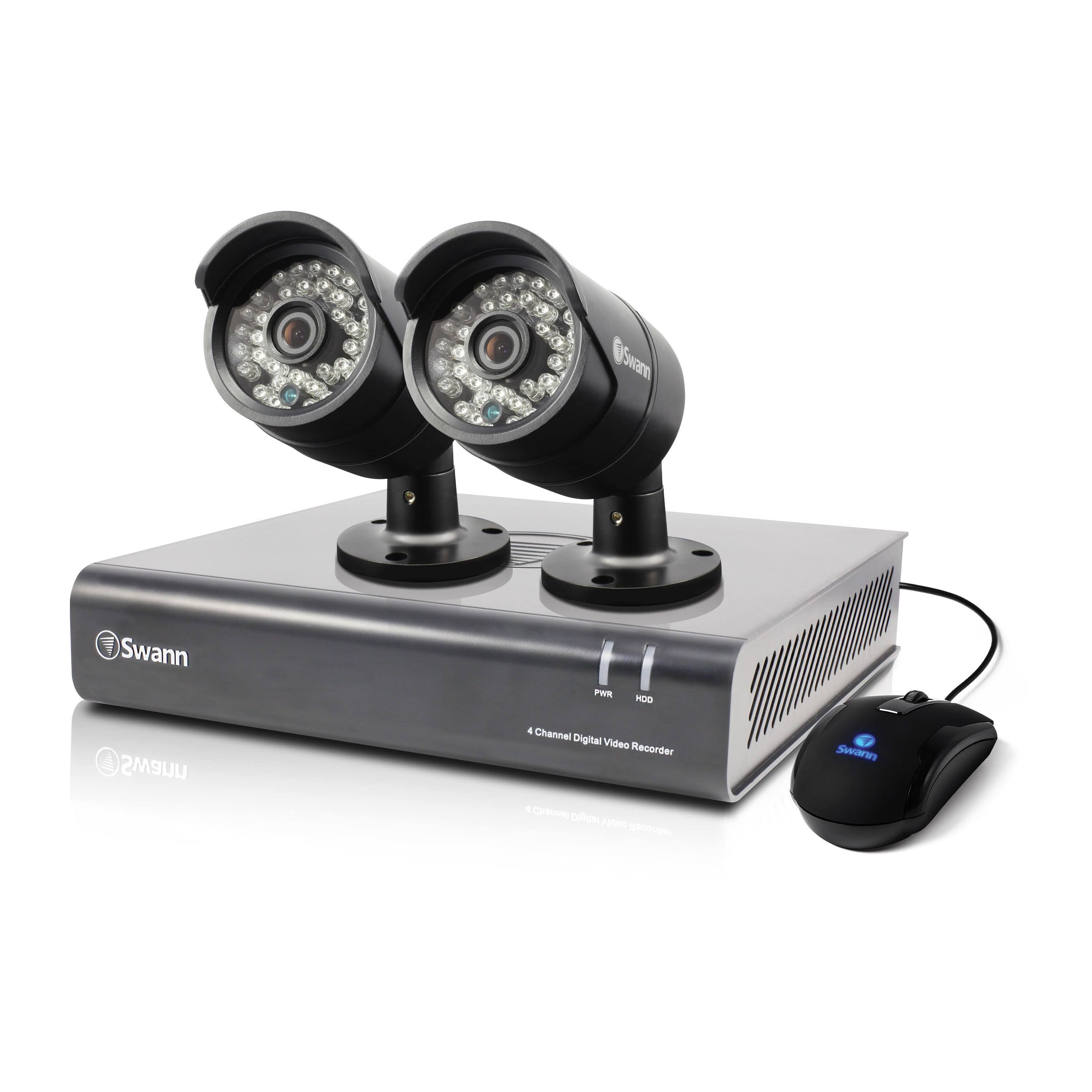 4-Channel 720p DVR Security Camera System w8