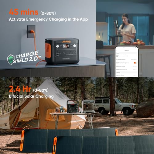 Portable Power Station 1070Wh LiFePO4 Solar Generator A7