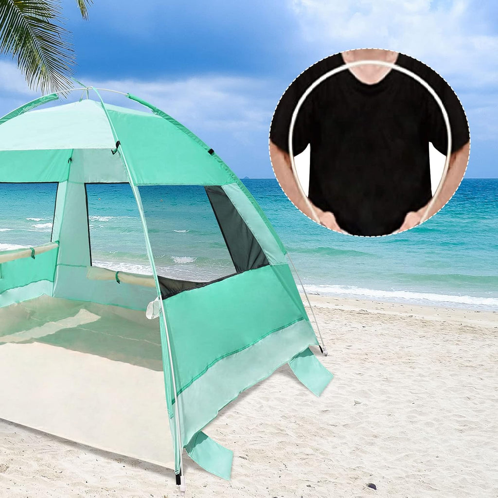 Pop Up Beach Tent, Anti-UV, 3 Mesh Windows G7