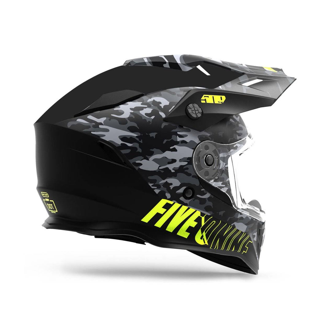 Black Camo Large Motorcycle Helmet 7k