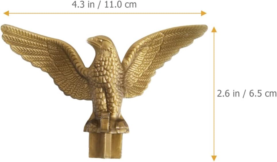 Eagle Flag Pole Topper 2pcs Plastic Finial A7