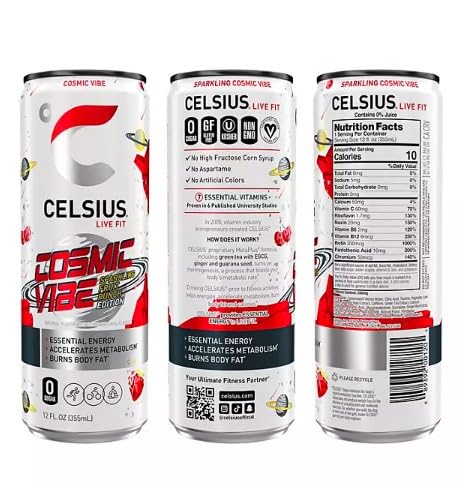 Sparkling Energy Drink 12 Pack Variety Sampler A7k