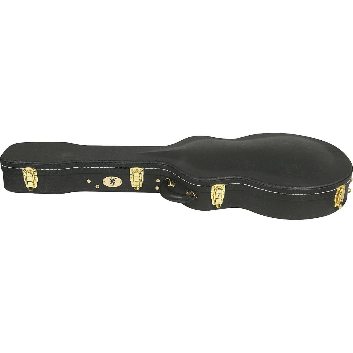 Vintage Archtop Hollowbody Guitar Case Black k7