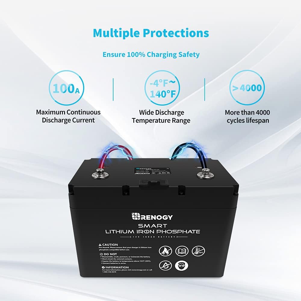 12V 100Ah Lithium-Iron Phosphate Battery with Self-Heating r7