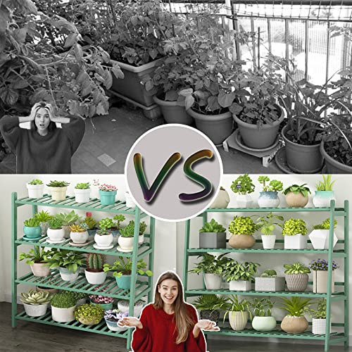 Wooden Flower Plant Stand Indoor Garden Rack 7k