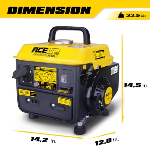 1200W Gas Powered Portable Generator for Camping Home Use A7