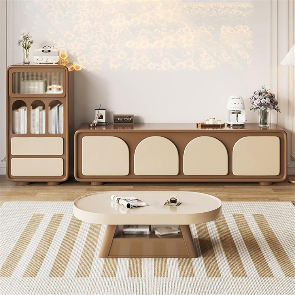 TV Cabinet with Arched Doors for Living Room k7