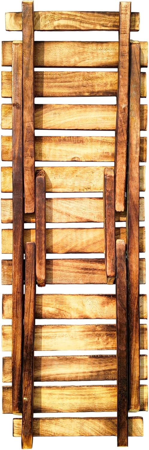 Wood Plant Stand Foldable 3 Tier Indoor Outdoor A7