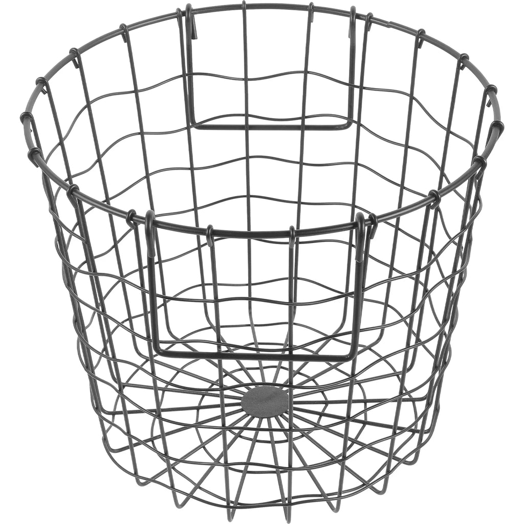 Iron Firewood Storage Basket Outdoor Black K7m
