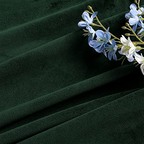 Blackout Velvet Curtains 52x96 Rod Pocket 2 Panels a7