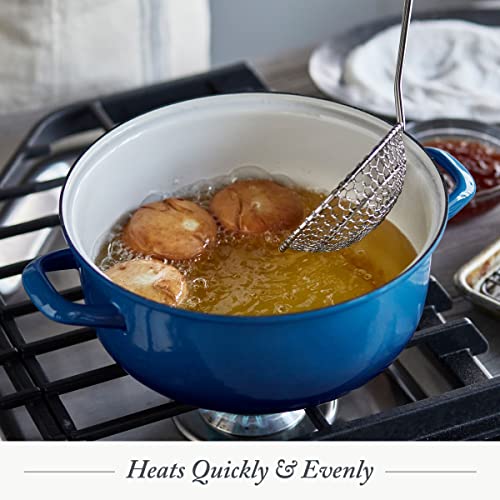 Enameled Iron Dutch Oven Pot with Lid 5.3QT f7