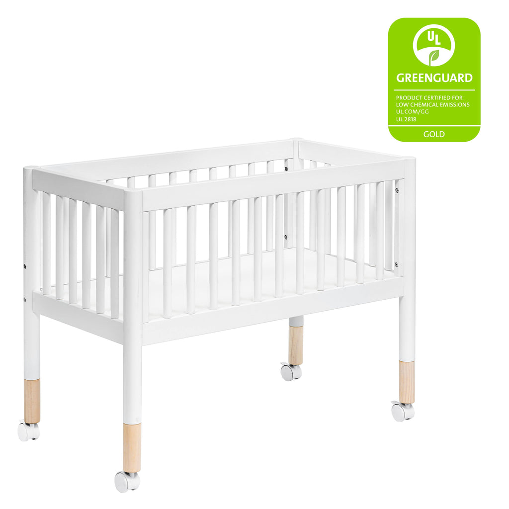 Portable Bassinet White Washed Natural k7