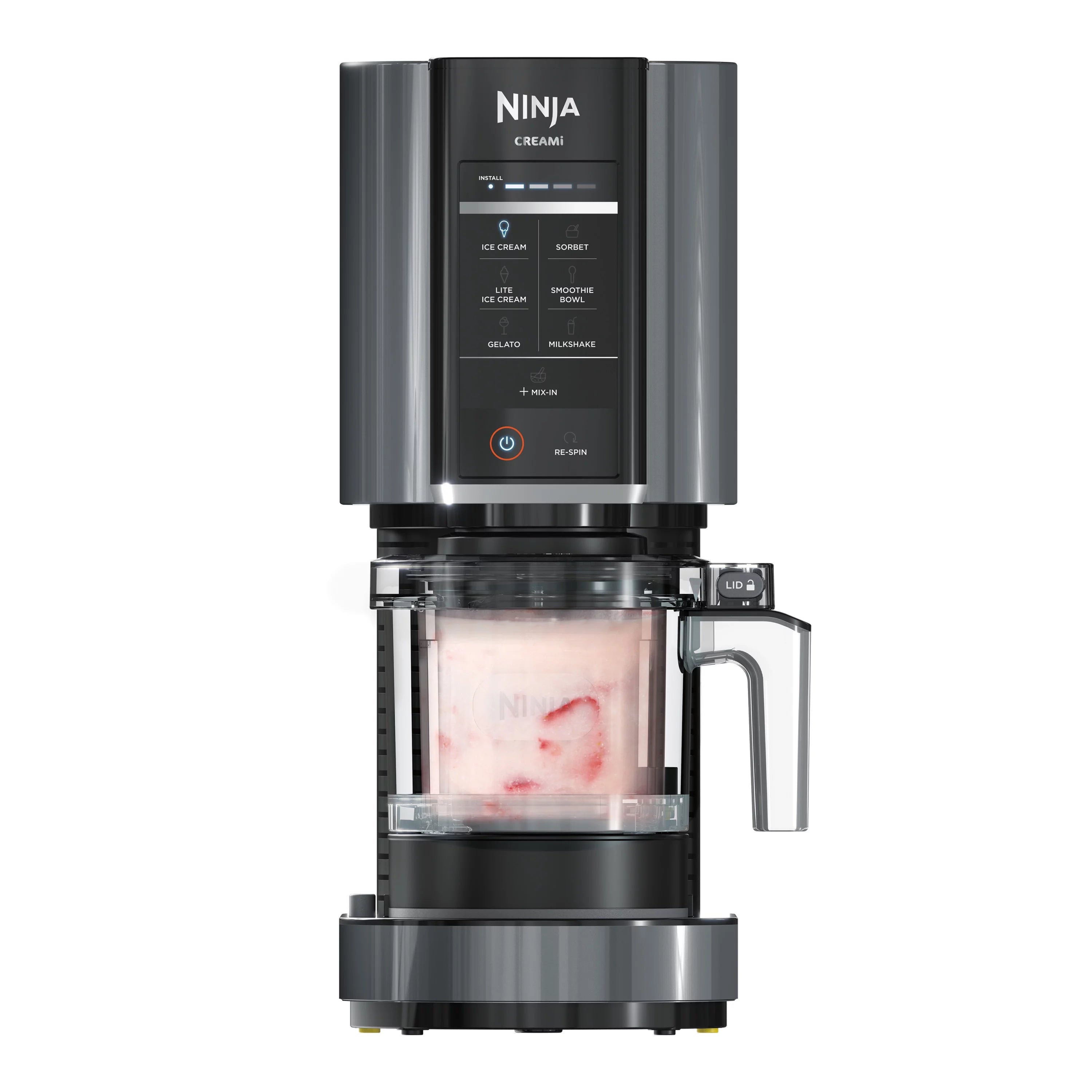 Ninja CREAMi Ice Cream Maker, for Gelato, Mix Ins, Milkshakes, Sorbet, Smoothie Bowls & More, 7 One-Touch Programs, Silver, NC290WMBF