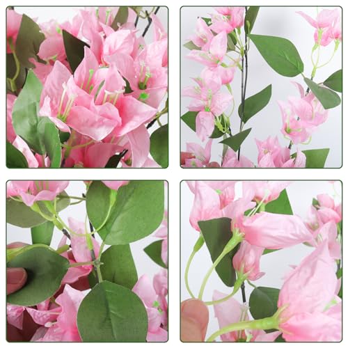 Artificial Hanging Plants with Light Strings 4 Pack a7