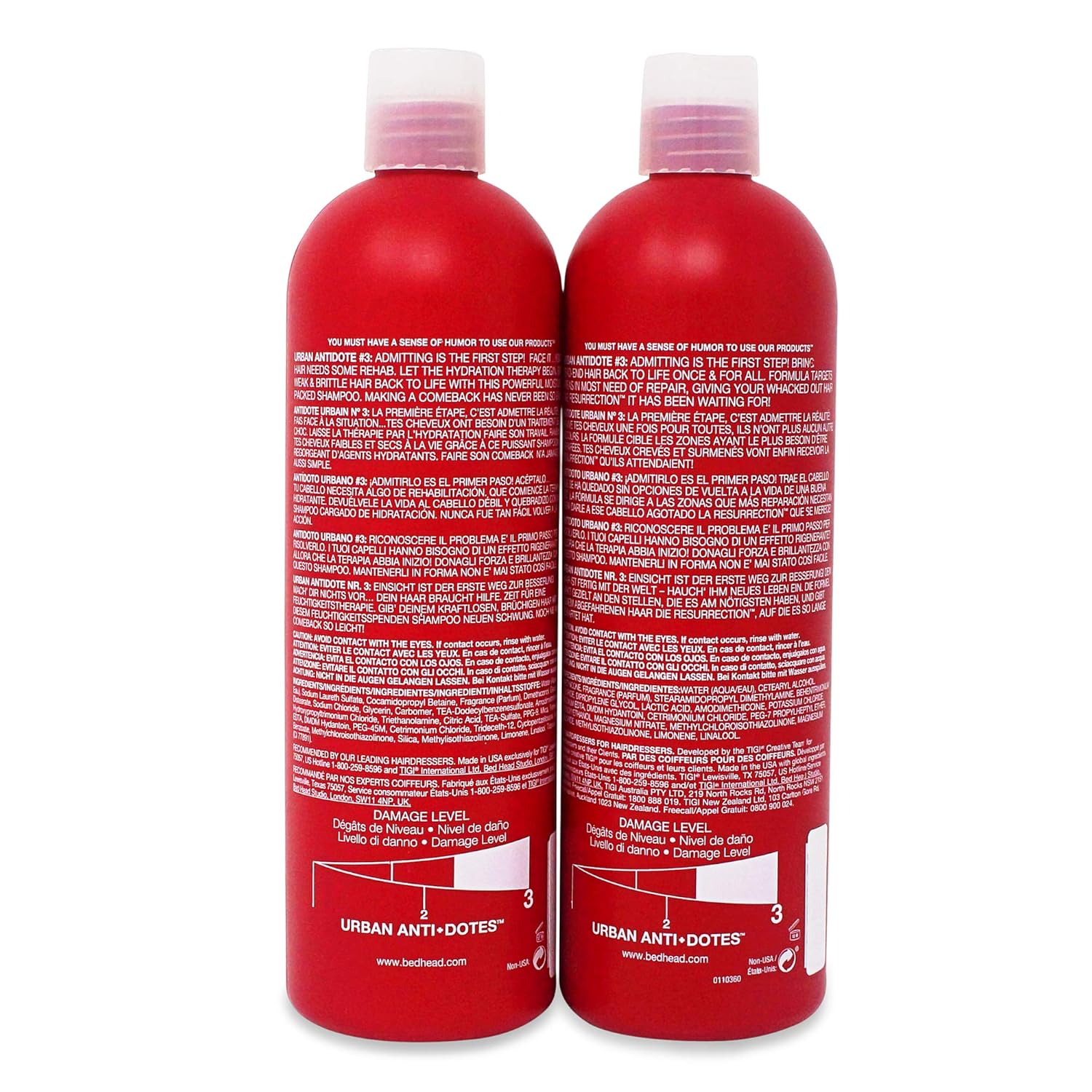 Damaged Hair Shampoo and Conditioner Set 25.36 oz 2ct k7