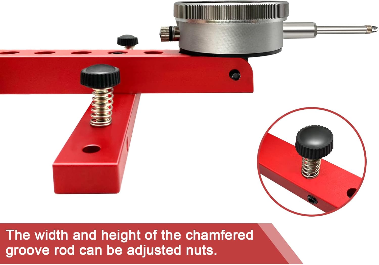 Adjustable Table Saw Dial Indicator Gauge for Alignment k7