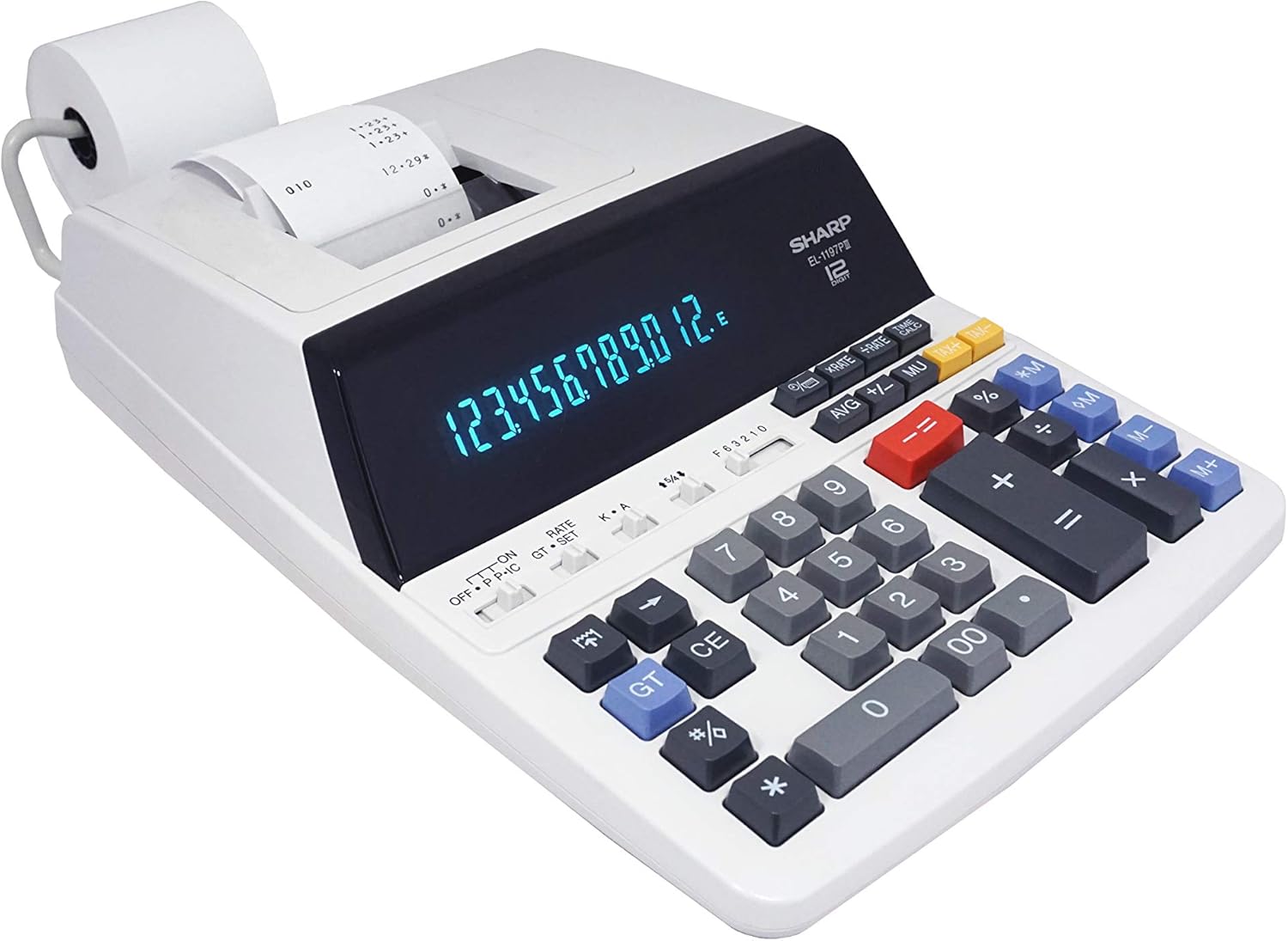 Heavy Duty Color Printing Calculator with Clock Calendar 7k