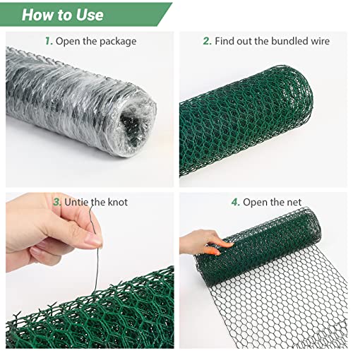 Chicken Wire Mesh for Garden Poultry 13.78 x 236 Inch a7