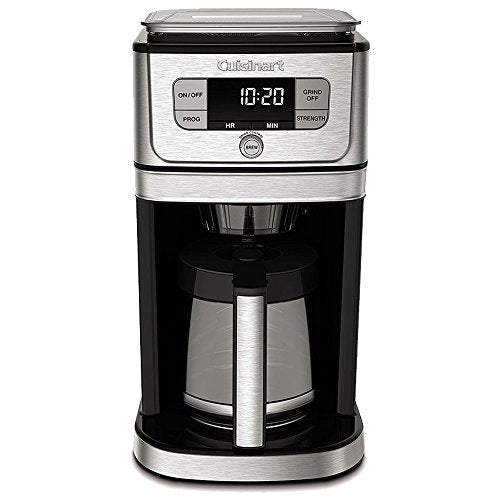 Automatic Burr Grind & Brew Coffee Maker 12-Cup Silver k7