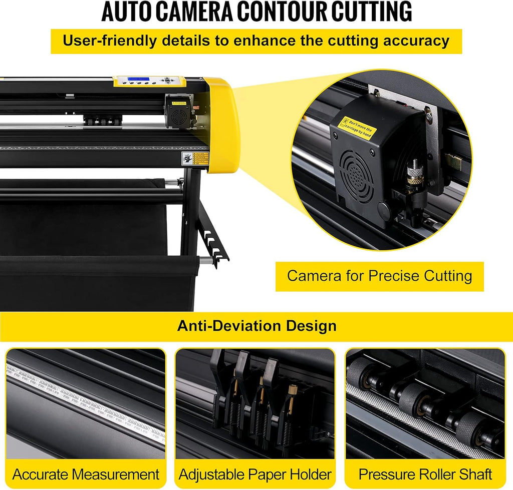 Vinyl Cutter Machine 34in Paper Feed Cutting Plotter with Stand A7