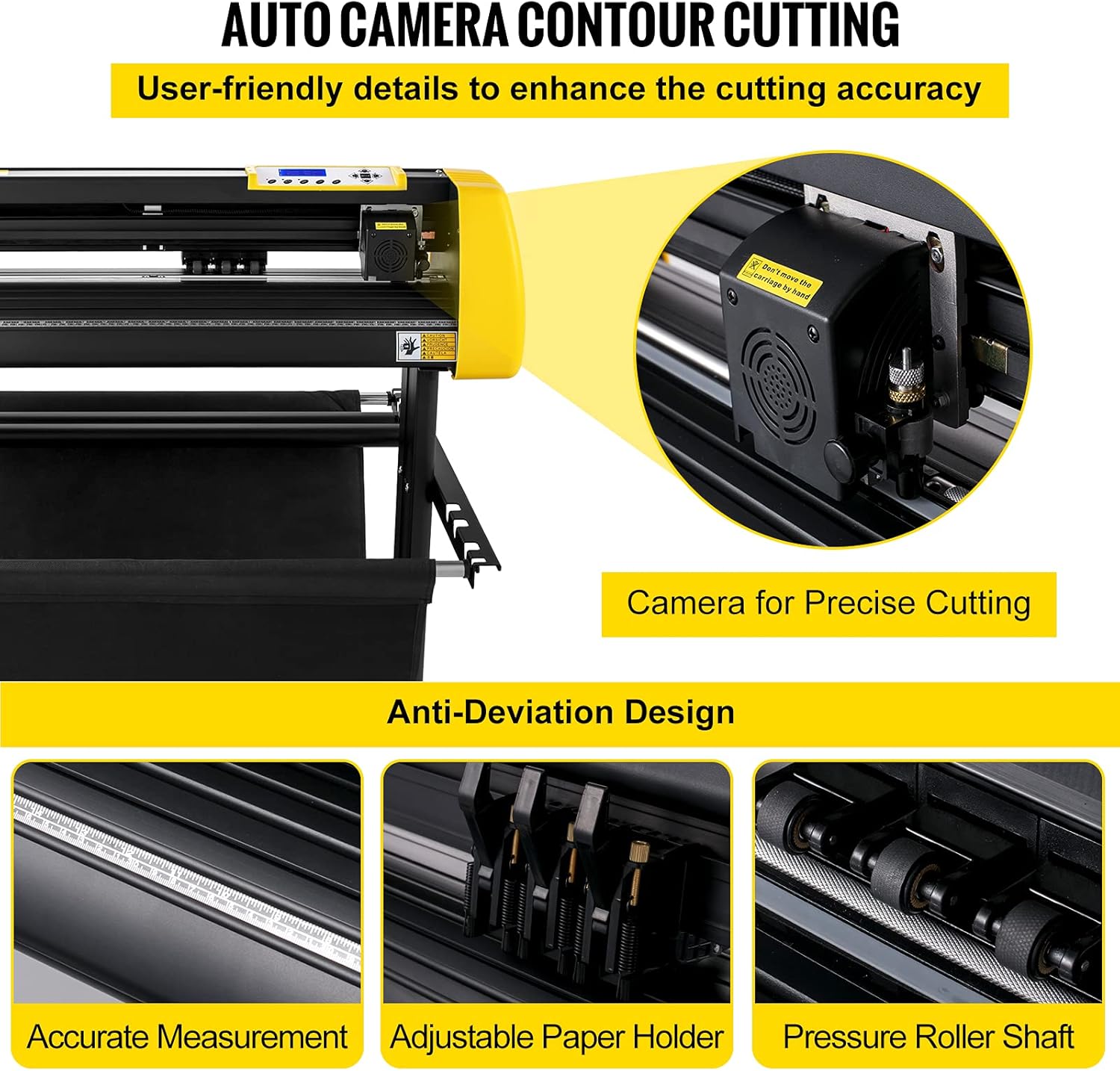 Vinyl Cutter Machine 34in Paper Feed Cutting Plotter with Stand A7