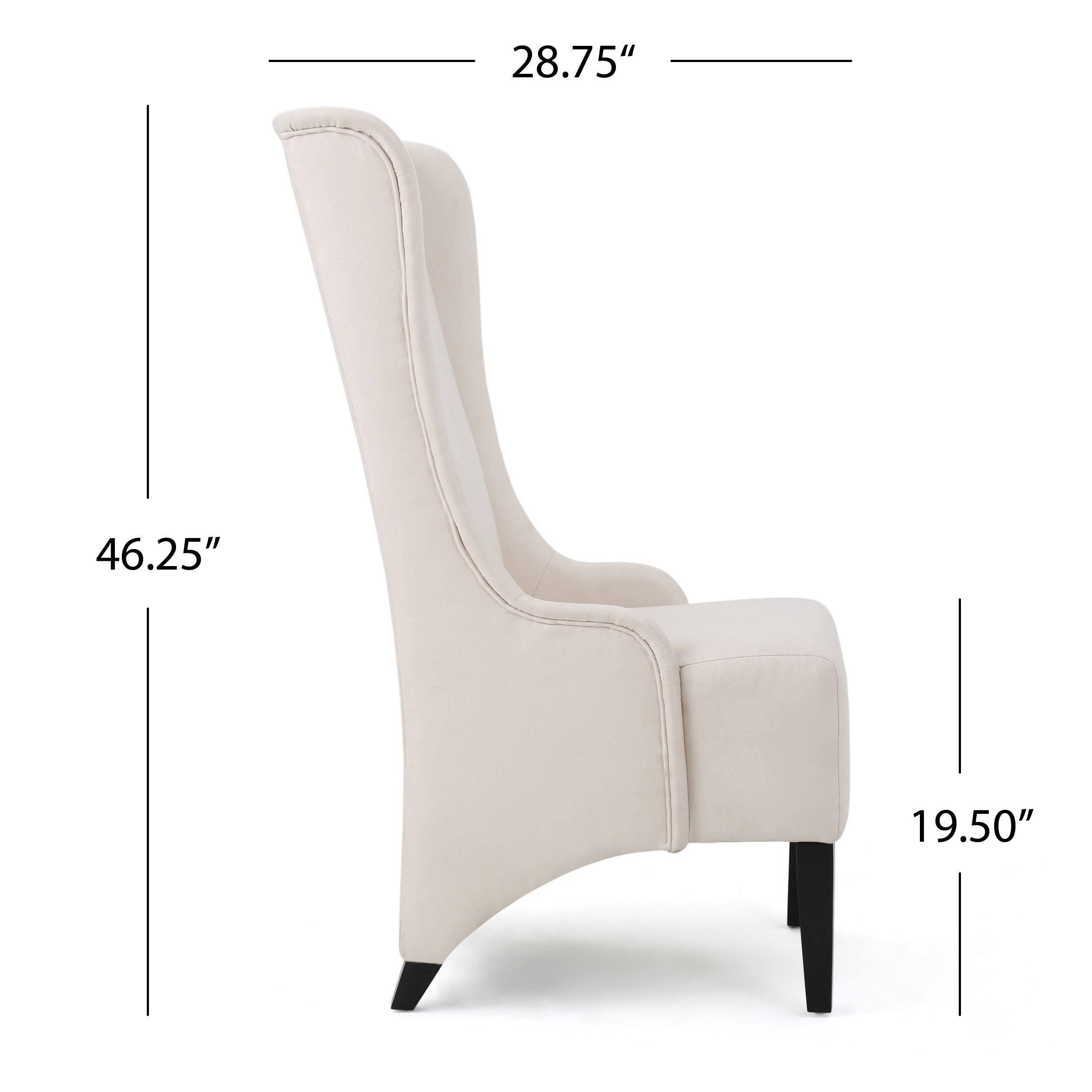 Fabric Dining Chair Dark Blue k7