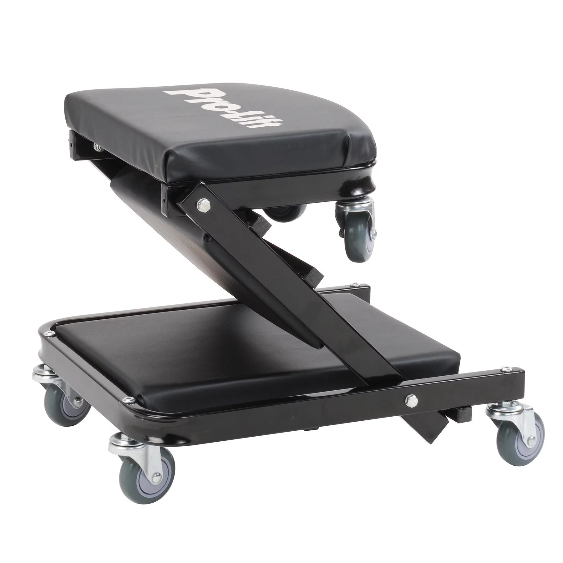 Pro-Lift C-9100 Black 40" Foldable Z 2 in 1 Creeper and Seat (450 pounds) - Curated Treasures Market