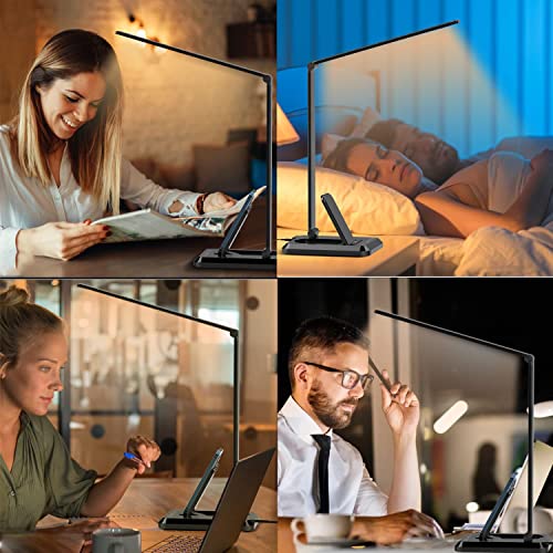 LED Desk Lamp with Wireless Charger and USB Port a7