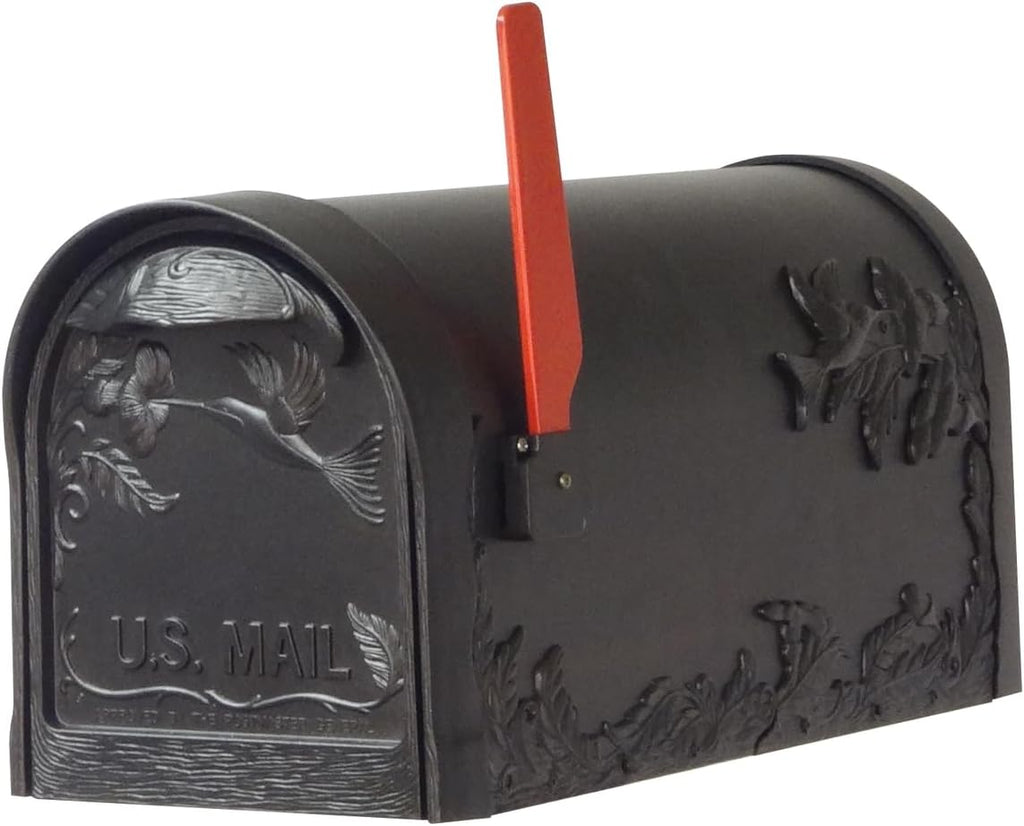 Hummingbird Curbside Mailbox with Locking Insert and Post k7m
