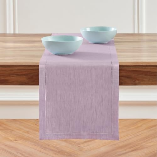 Linen Chambray Table Runner 120 Inches x7
