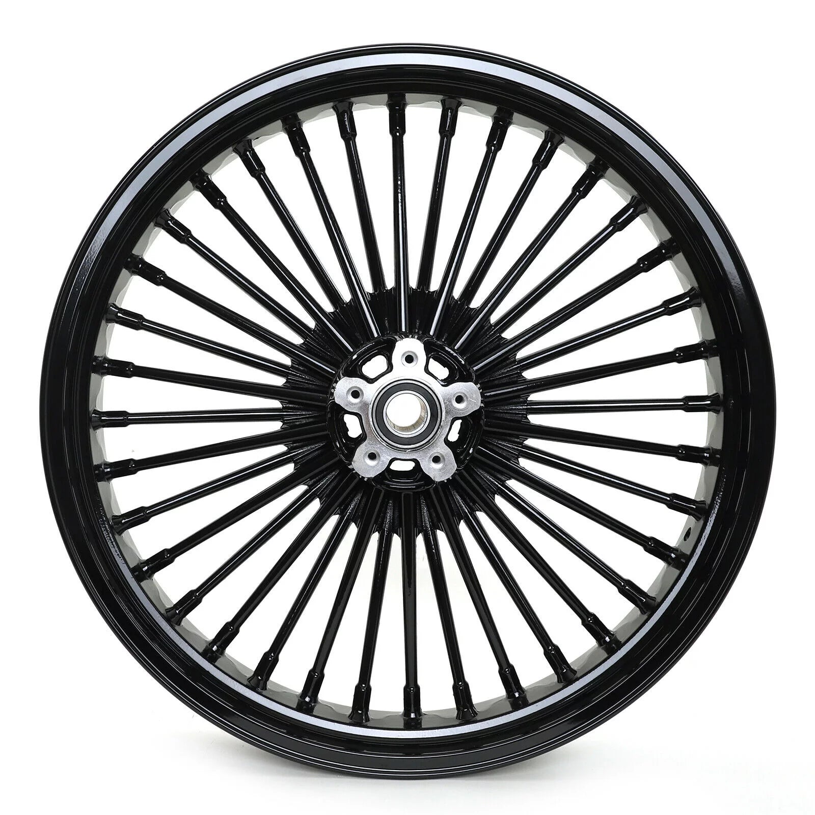 21x3.5 18x5.5 Fat Spoke Wheels Rim for Harley Dyna Wide Glide FXDWG 2006-2017 k7