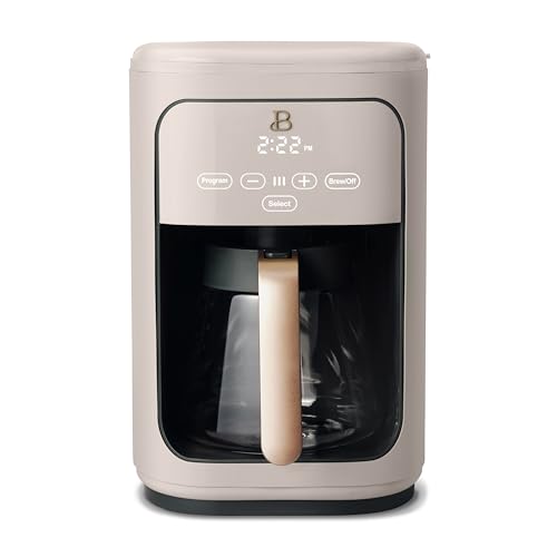 Beautiful Coffee Maker, 14-Cup, Touch-Activated Display, Programmable, Automatic Shut-Off, 1200W, Keep Warm, 24h Timer (Cornflower Blue)