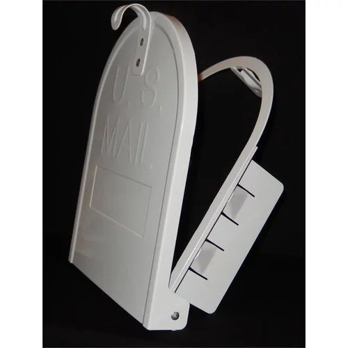 Aluminum Mailbox Door Large Black 8x10 in k7