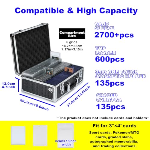 Card Storage Hard Case for Sports Cards A7